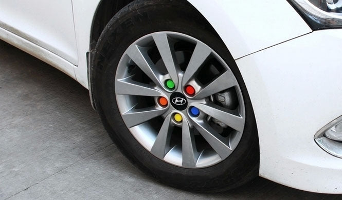 20 PCS 19mm Wheel Hub Screw Cover, Size: 2.5x2.3x1.7 cm