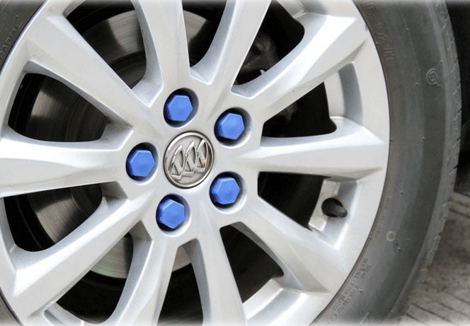 20 PCS 19mm Wheel Hub Screw Cover, Size: 2.5x2.3x1.7 cm