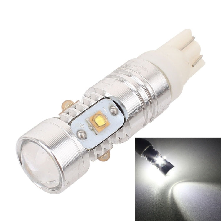 T10 25W 1250LM 6500K White Light 5 XT-E LED Car clearance light , Constant Current , DC12-24V ( Silver + Yellow )