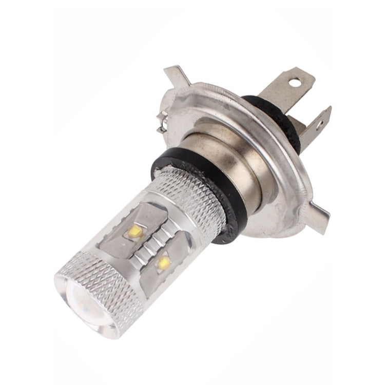 H4 30W 700LM 6500K White Light 6 cree LED Car Foglight , Constant Current , DC12-24V ( Silver + Yellow )