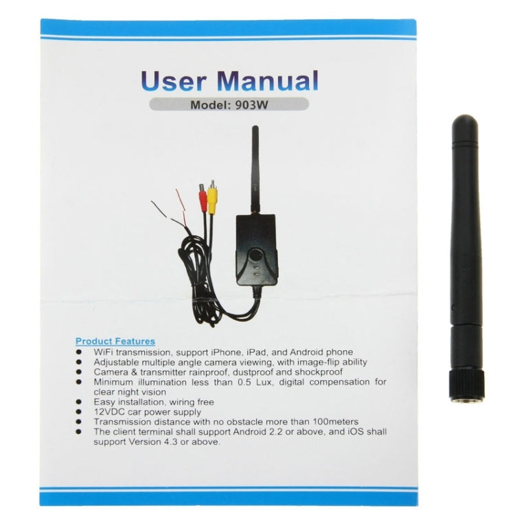 903W WiFi Video Transmitter with AV Connector for Car