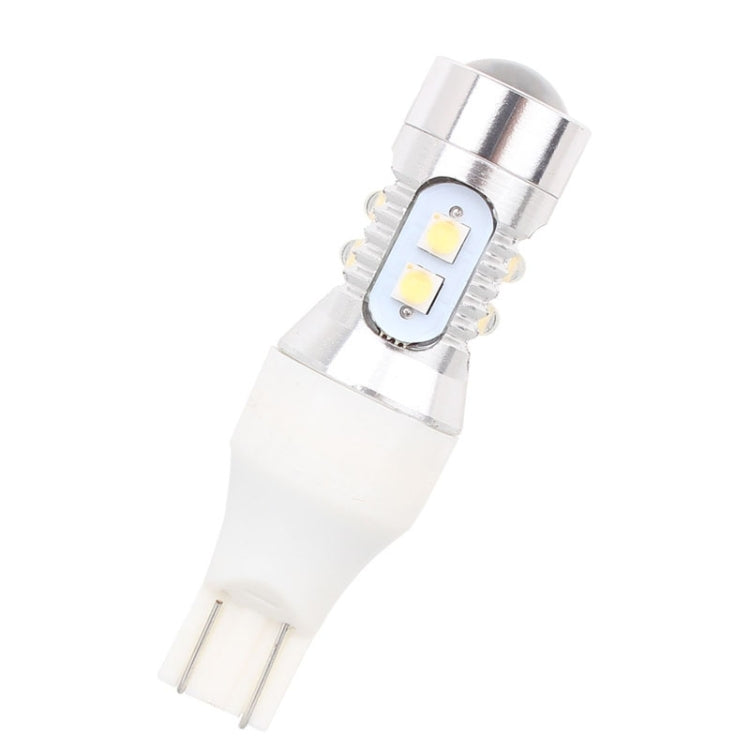 T15 50W 600LM 5500K  White Light 10 SMD-2828-LEDs Car Foglight , Constant Current , DC12-24V