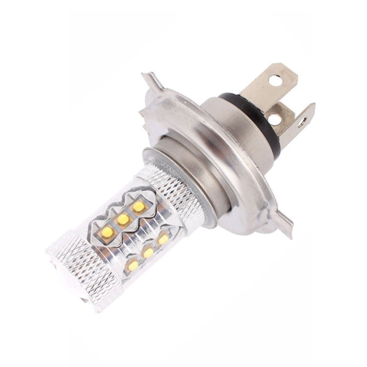 H4 80W 800LM 6500K White Light 16-3535-LEDs Car Foglight , Constant Current , DC12-24V(White Light)