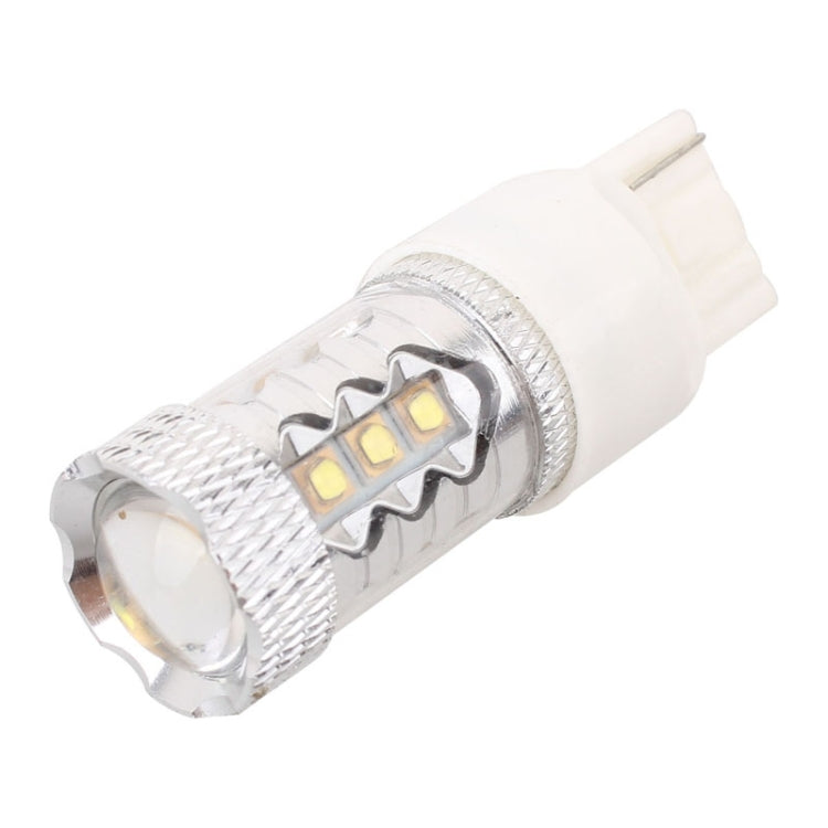 T20/7440 Single Wire 80W 800LM 6500K White Light 16-3535-LEDs Car Foglight, Constant Current , DC12-24V