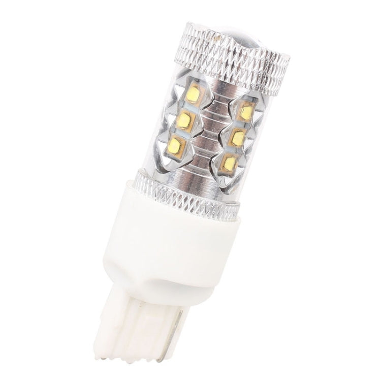 T20/7440 Single Wire 80W 800LM 6500K White Light 16-3535-LEDs Car Foglight, Constant Current , DC12-24V