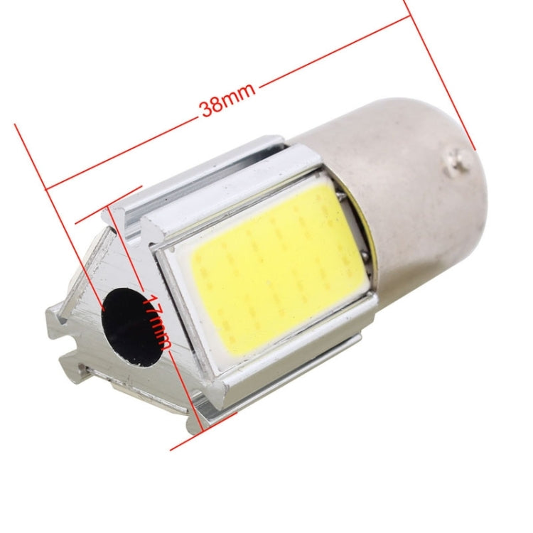 1156 750LM 15W 3 x COB LED White Light Car Brake Light Lamp Bulb, DC 12-24V
