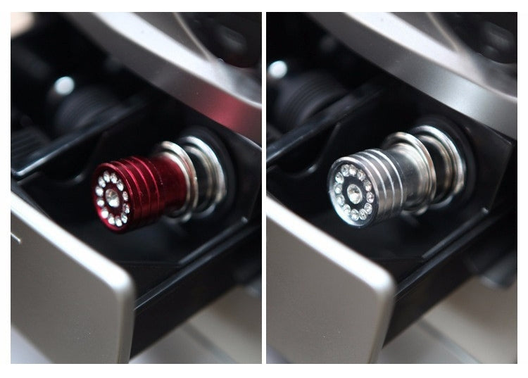 Car Diamond Encrusted Cigarette Lighter, Random Color Delivery