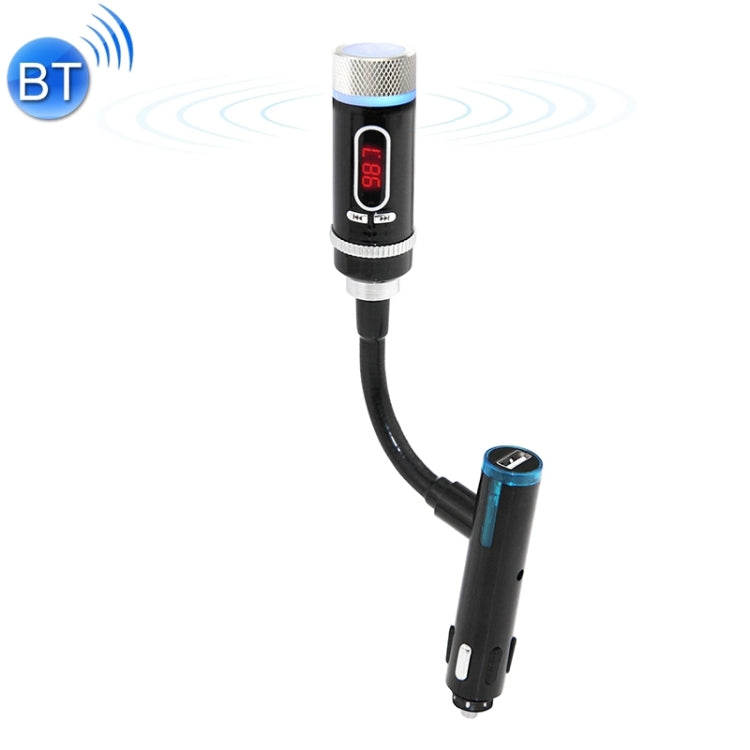 OKIT-F33 Car Bluetooth Hands-free, Support Music Play & Hands-free Answer Phone & FM & Smart Phones Charging Function