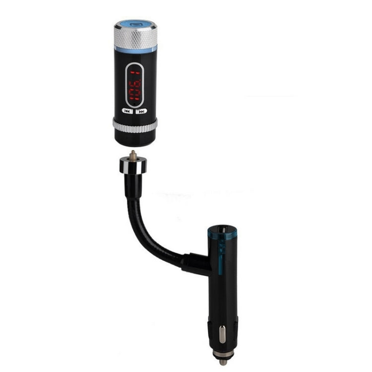OKIT-F33 Car Bluetooth Hands-free, Support Music Play & Hands-free Answer Phone & FM & Smart Phones Charging Function