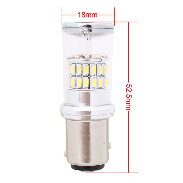 1157 4.8W 480LM 6500K White Light 48 SMD 3014 LED Car Fog Light Lamp Bulb for Vehicles, Constant Current, DC 12-24V