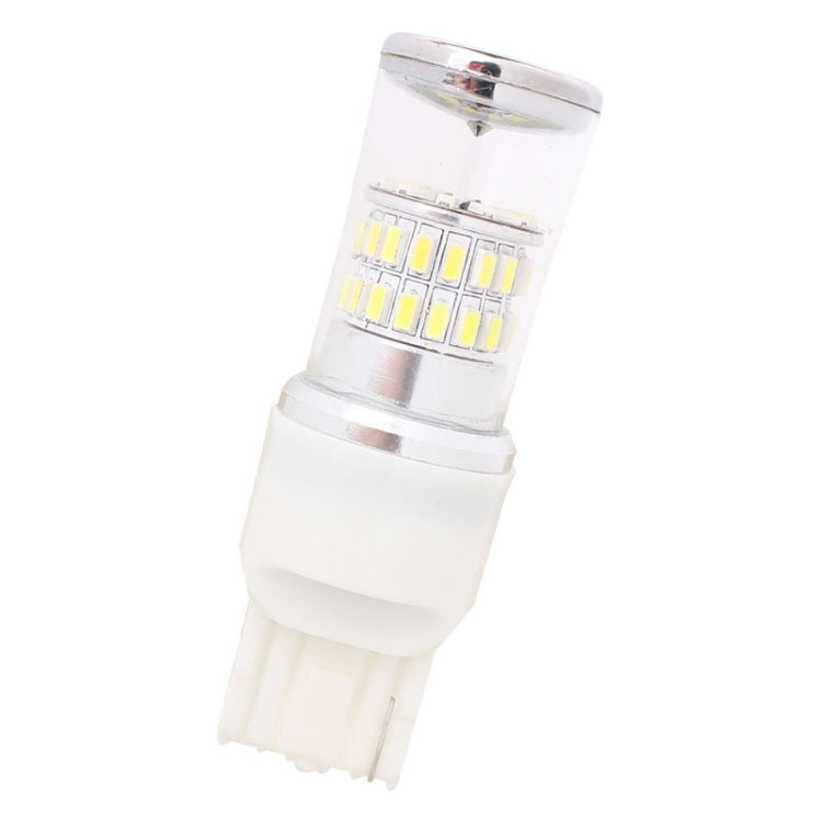 T20 Single Wire 4.8W 480LM 6500K White Light 48 SMD 3014 LED Car Rear Fog Light Lamp Bulb for Vehicles, Constant Current, DC 12-24V