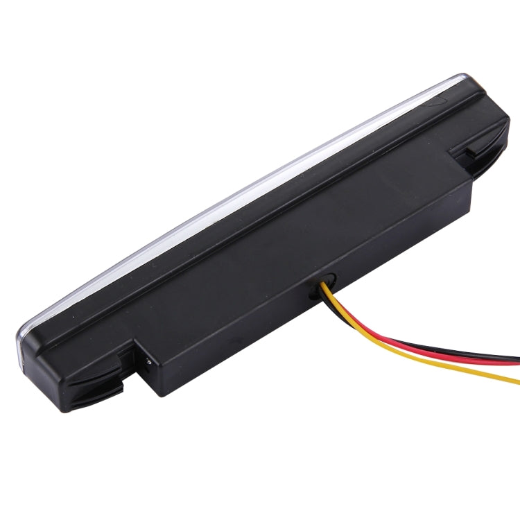 2 PCS Universal White 8 LED Daytime Running Light Kit for Car