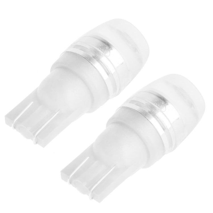1.5W T10 White LED Car Signal Light Bulb (Pair)(White)