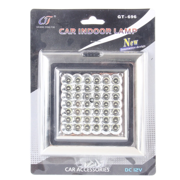 High Power Car Indoor 42 LED 3 Sections Switch Lamp Light, DC 12Vï¼ˆWhite Light)