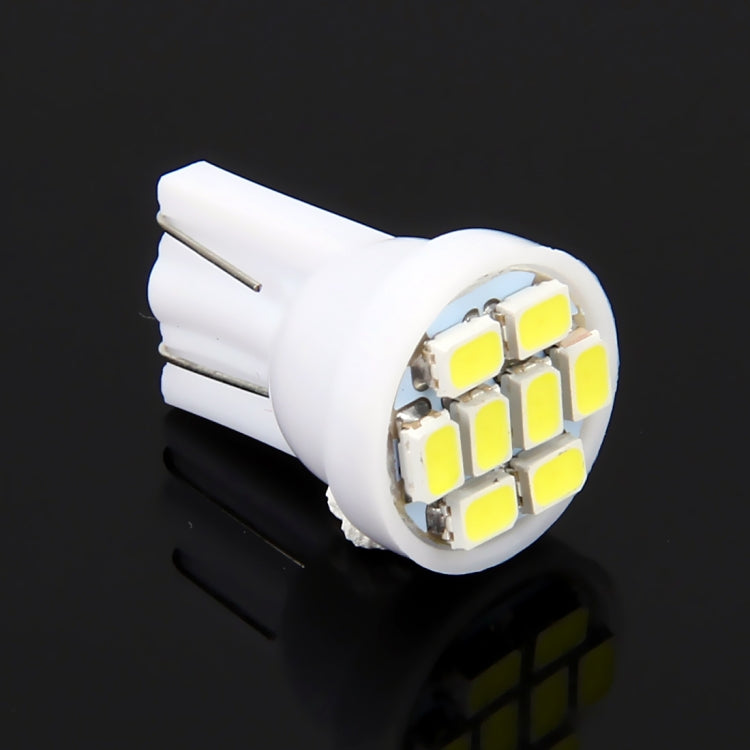 10 PCS T10 8 LED Car Signal Light Bulb