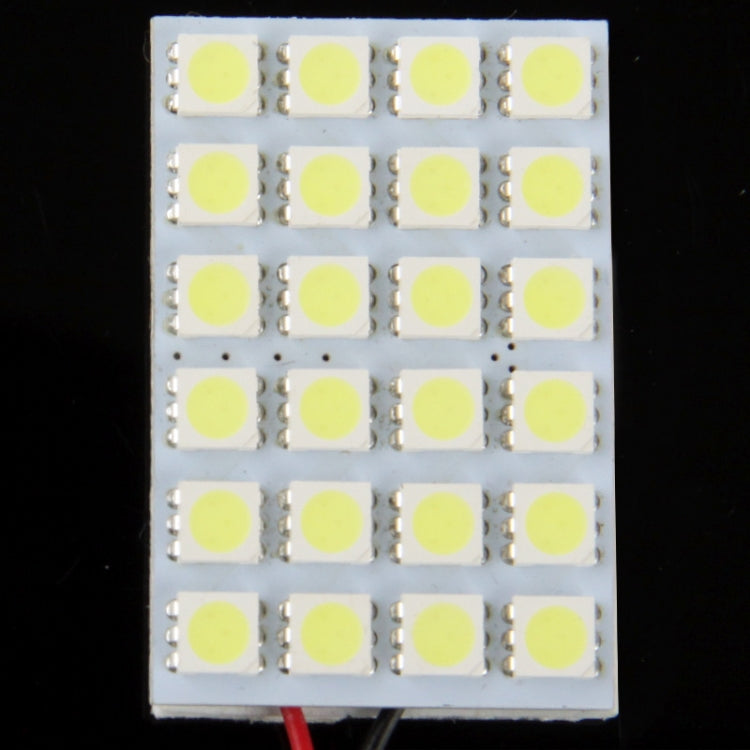 White 24 LED Car Interior Lamp