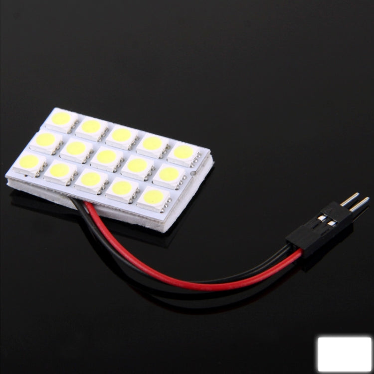 White 15 LED Car Interior Lamp