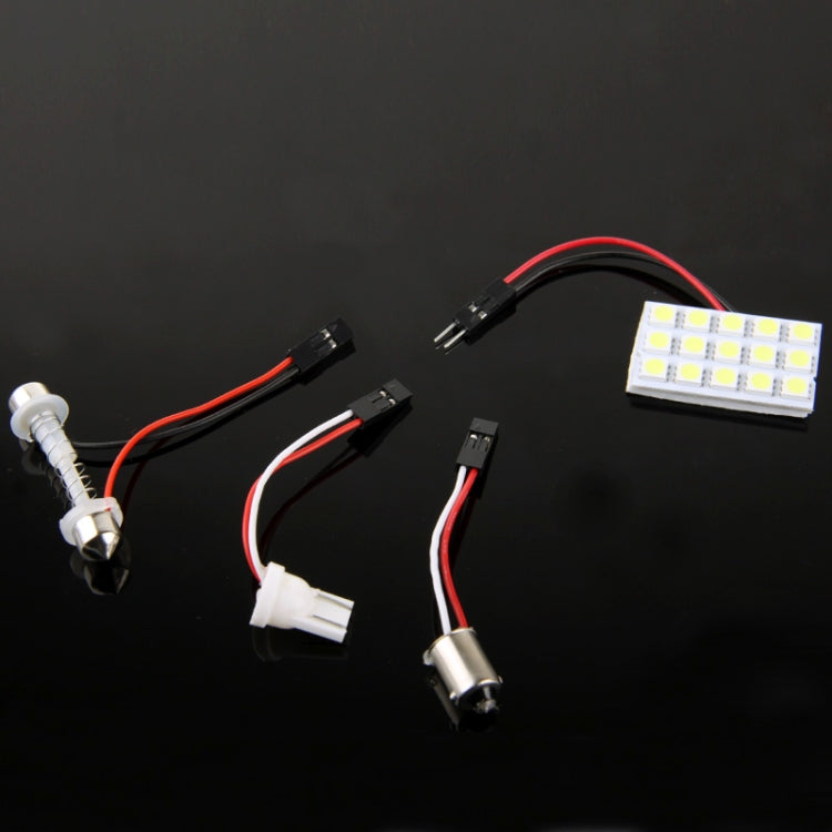 White 15 LED Car Interior Lamp