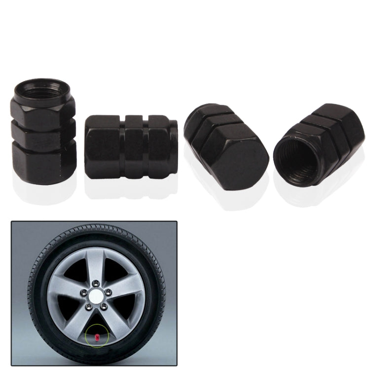 Anodized Aluminum Tire Valve Stem Caps, 4pcs in one packaging, the price is for 4pcs