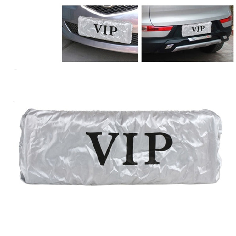 2 PCS Dust-proof Cover for Car License Plate, Random Delivery