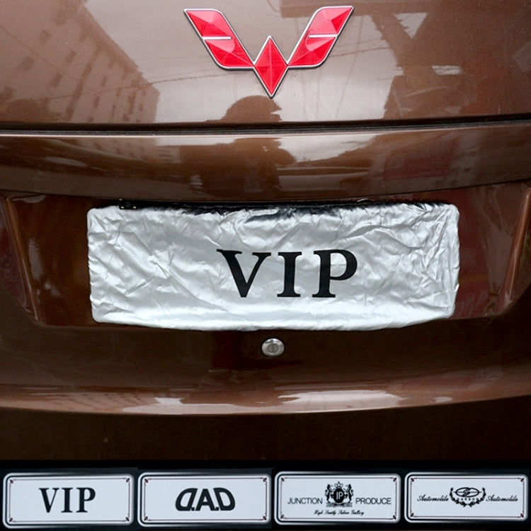 2 PCS Dust-proof Cover for Car License Plate, Random Delivery