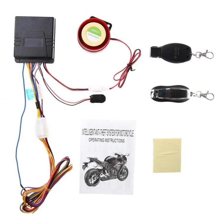 FEYCH Motorcycle Anti-theft Security Alarm System Remote Control Engine Start 12V (Anti-line cutting)