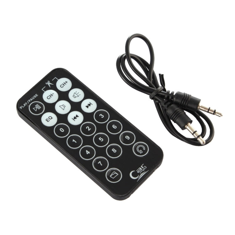 Car MP3 Transmitter with Dual USB Car Charger, Support Music Play Function(Blue)