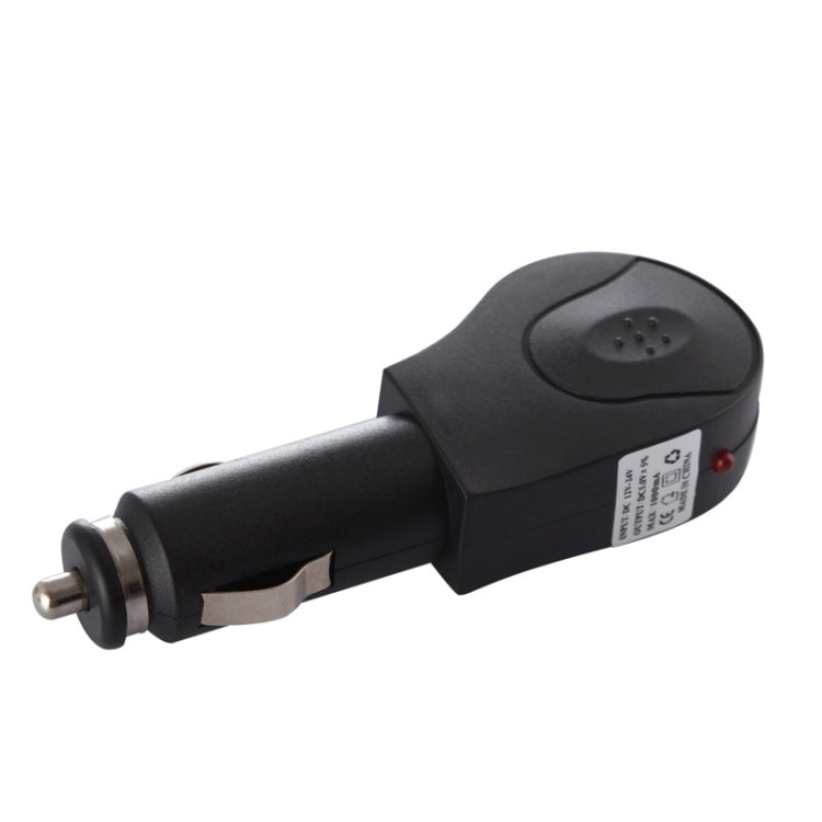 BY-01 Car Bluetooth Hands-free Kit with Car Charger, Support Music Play & Hands-free Answer Phone Function(Black)