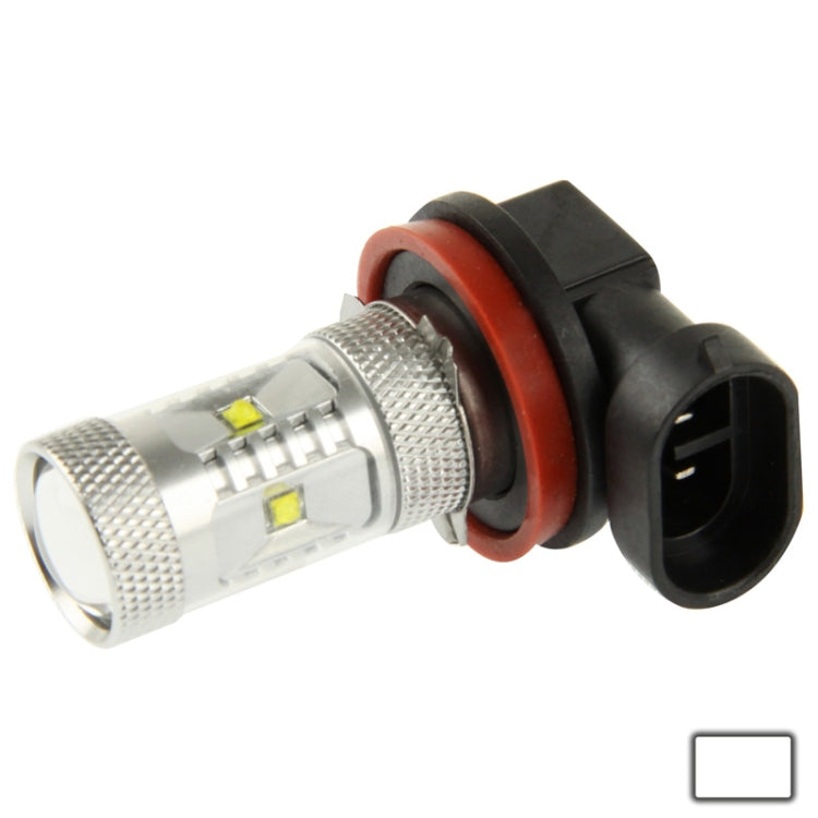 H8 30W White 6 CREE LED Head Light Fog Lamp for Vehicles, DC 12-24V