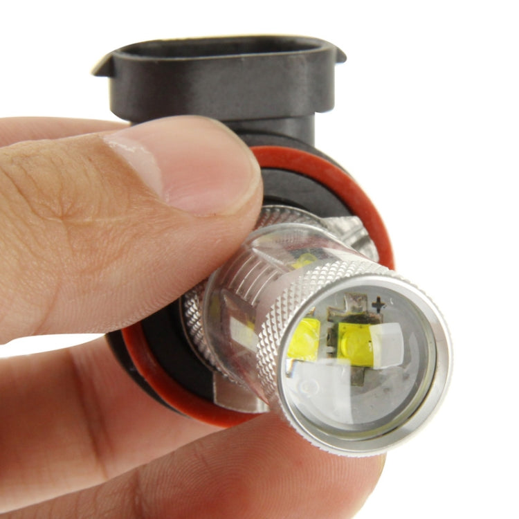 H8 30W White 6 CREE LED Head Light Fog Lamp for Vehicles, DC 12-24V