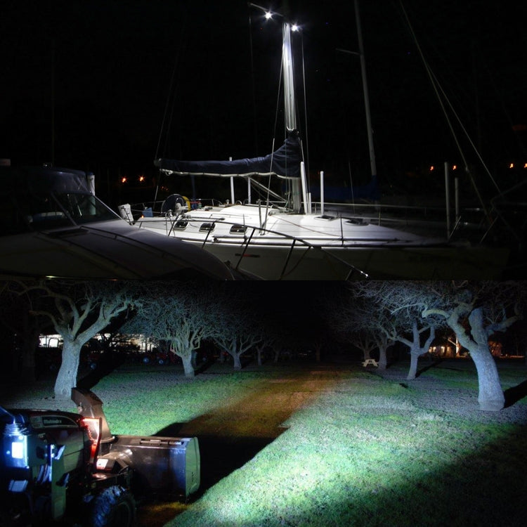 18W  6 LED White Light Floodlight Engineering Lamp / Waterproof IP67 SUVs Light, DC 10-30V(Black)