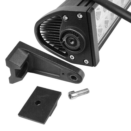 72W Bridgelux 24 LED White Light High Power Long Condenser Engineering Lamp / Waterproof IP67 SUVs Light, DC 10-30V(Black)