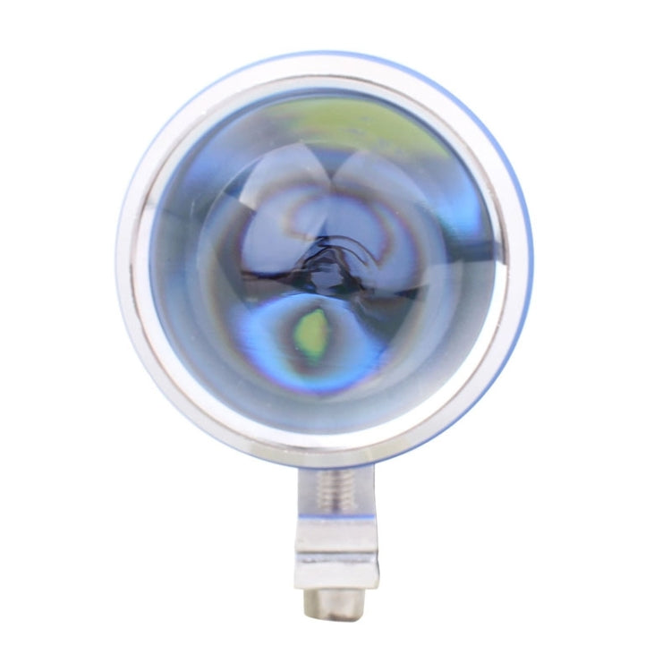 10W 900LM White Light 6500K 1-LED 3-Mode Wired Motorcycle Headlamp, Wire Length:40cm, DC 12V-24V