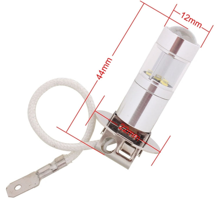 MZ H3 30W 1500LM White Light 6 LED Cree XQ-B Car Front Fog Light Lamp Bulb, DC 12-24V