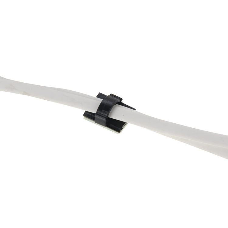 10 PCS Car Plastic Cable Clip with Adhesive Backed, Size: 2x1.5x1cm