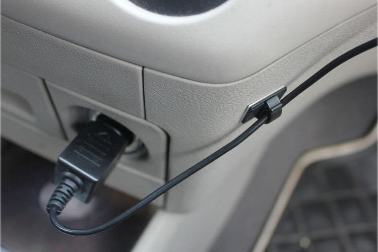 10 PCS Car Plastic Cable Clip with Adhesive Backed, Size: 1.4x1x0.6cm