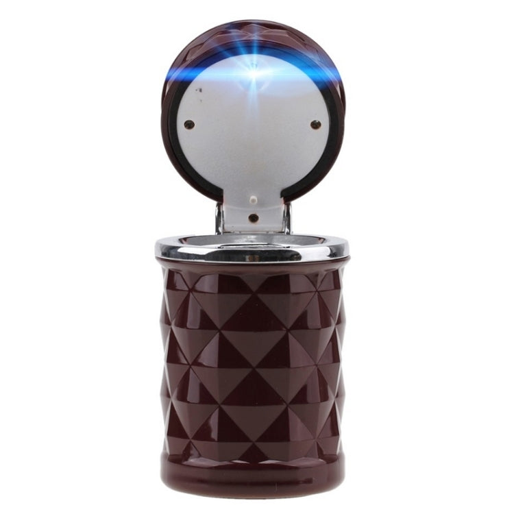 Diamond Facets Car Ashtray with LED Light
