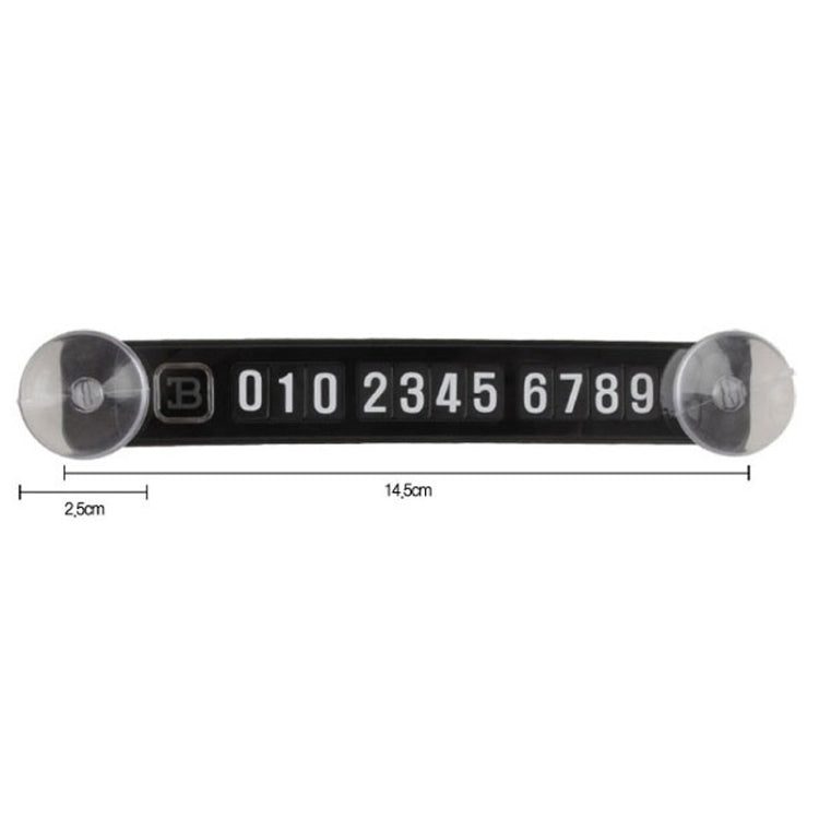 Car Magnetic Puzzle Phone Number Parking Plate