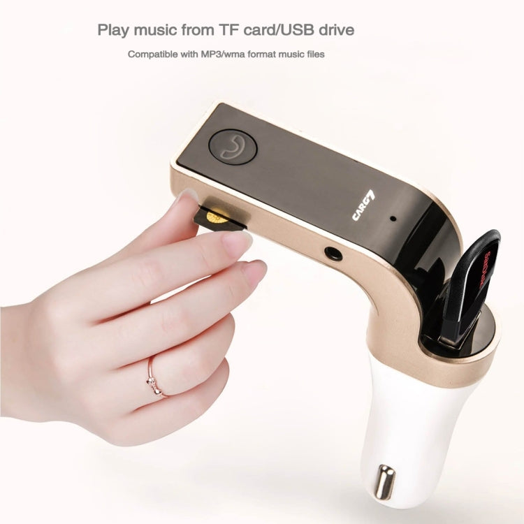 Multifunctional Bluetooth Car Charger with Car Full Frequency FM Transmitter / Stereo MP3 Player for iPhone 6s & 6s Plus, Galaxy Note 5 & S6 Edge+, and Most Bluetooth Mobile Devices