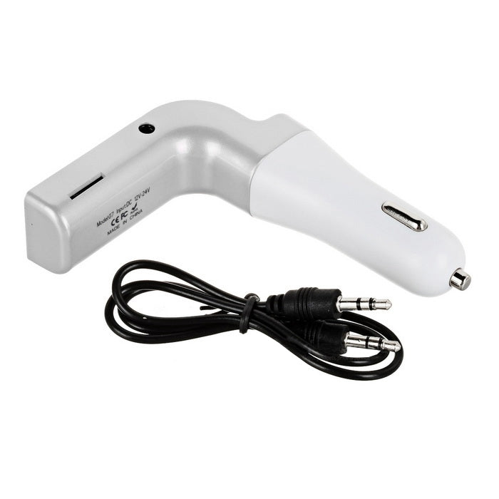 Multifunctional Bluetooth Car Charger with Car Full Frequency FM Transmitter / Stereo MP3 Player for iPhone 6s & 6s Plus, Galaxy Note 5 & S6 Edge+, and Most Bluetooth Mobile Devices