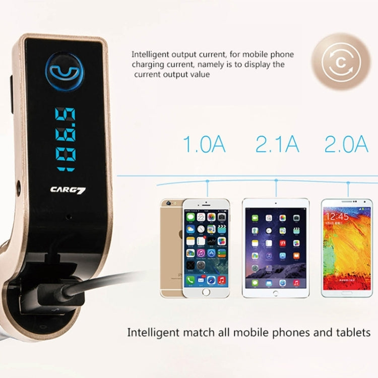 Multifunctional Bluetooth Car Charger with Car Full Frequency FM Transmitter / Stereo MP3 Player for iPhone 6s & 6s Plus, Galaxy Note 5 & S6 Edge+, and Most Bluetooth Mobile Devices