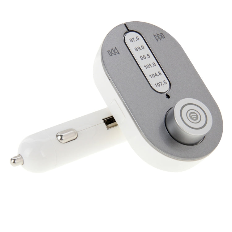 T9 180 Degrees Rotatable Car Bluetooth FM Transmitter, Support TF Card Music Play / Hands-free Answer Phone / Smart Phones Charging, for iPhone 6s & 6s Plus, iPhone 6 & 6 Plus, Galaxy S6 / S6 edge / S6 edge+ / Note 5 Edge