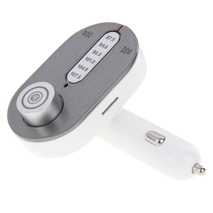 T9 180 Degrees Rotatable Car Bluetooth FM Transmitter, Support TF Card Music Play / Hands-free Answer Phone / Smart Phones Charging, for iPhone 6s & 6s Plus, iPhone 6 & 6 Plus, Galaxy S6 / S6 edge / S6 edge+ / Note 5 Edge