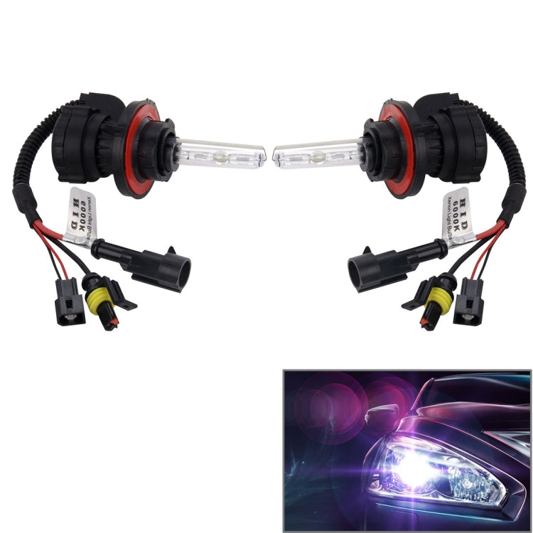 12V 35W H13-3 HID Xenon Light Single Beam Waterproof High Intensity Discharge Lamp Kit, Color Temperature: 6000K