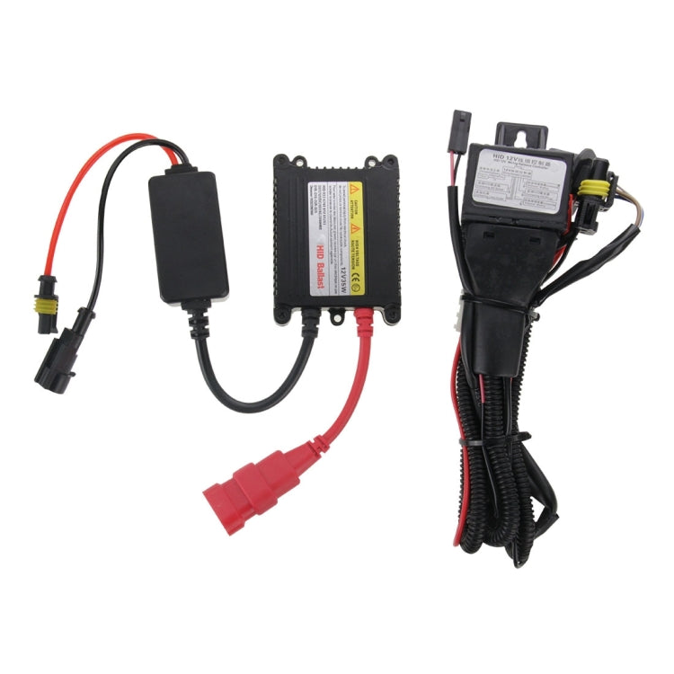 12V 35W H13-3 HID Xenon Light Single Beam Waterproof High Intensity Discharge Lamp Kit, Color Temperature: 6000K