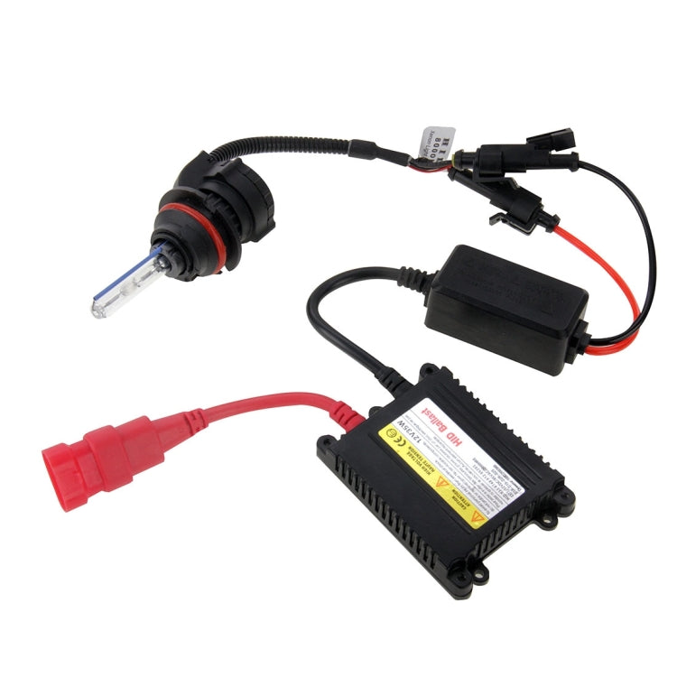 12V 35W 9004/9007-3 HID Xenon Light Single Beam Waterproof High Intensity Discharge Lamp Kit, Color Temperature: 6000K
