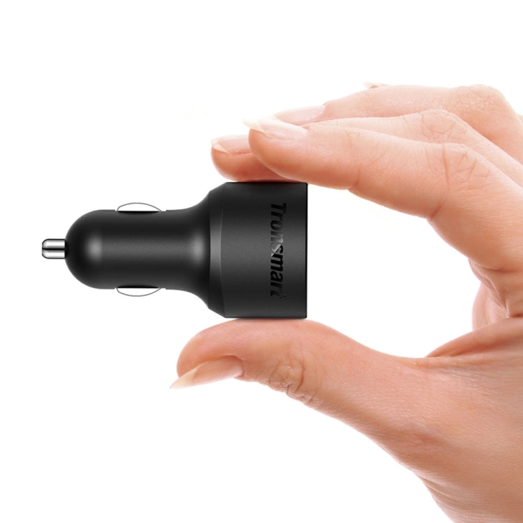 Tronsmart Qualcomm Quick Charge 3.0 USB Port + Dual 2.4A USB Port Car Charger for Samsung, Motorola, HTC, Google, LG, Huawei, Nokia, Xiaomi, OnePlus(Black)