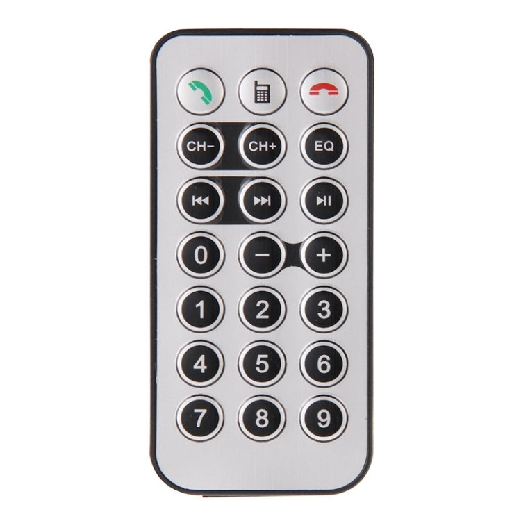 610S Car FM Transmitter with Remote Control, Support SD Card and Hands-free Answer Phone
