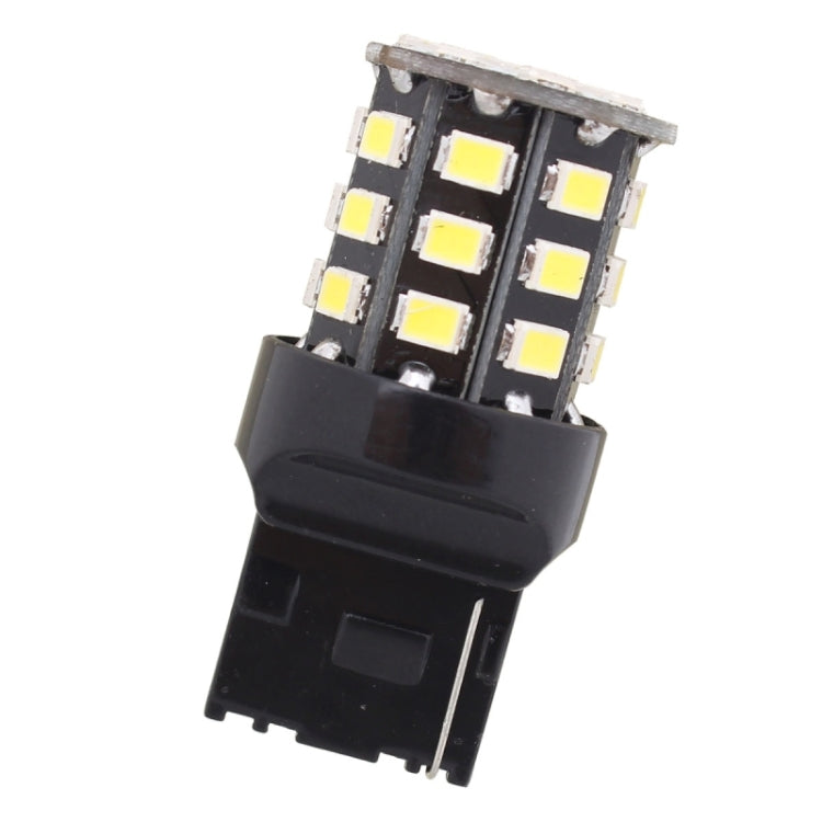 2 PCS T20 3.3W 330LM 6500K White Light 2835 SMD Single Wire 33 LED Car Brake / Steering Light Bulb,  DC12V