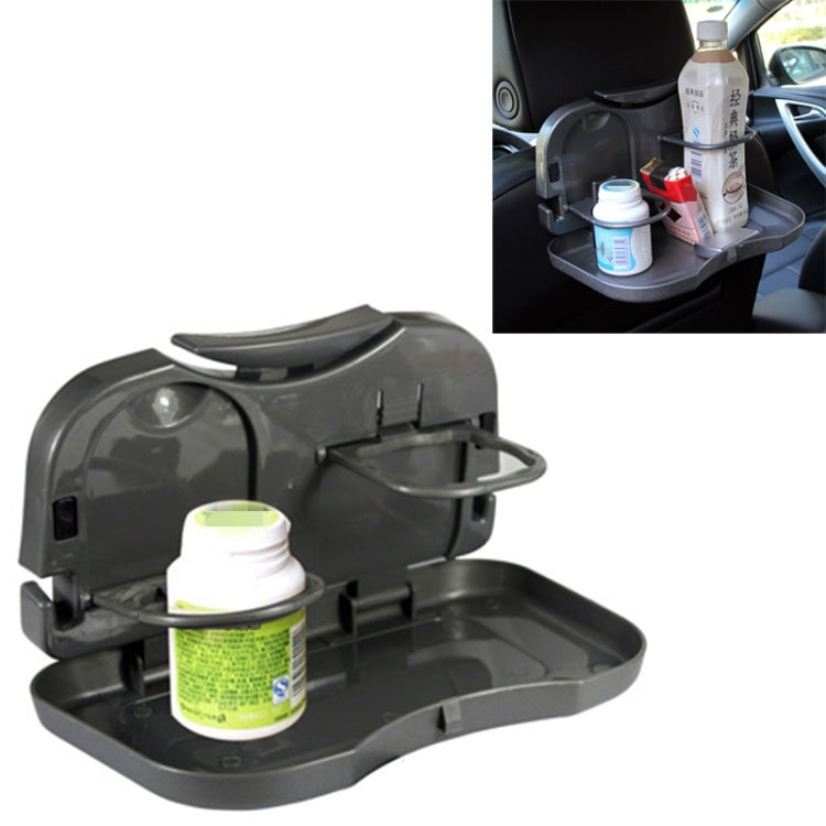 Car Rear Seat Multifunctional Folding Drink Holder